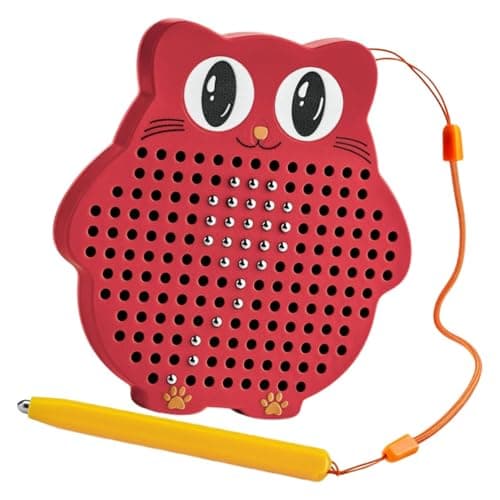 Planche à dessin pour, tableau magnétique pour - Tapis de dessin interactif rouge, jouets magnétiques | Tableau magnétique effaçable, ensemble de jeu éducatif, tablette magnétique réutilisable, jouet