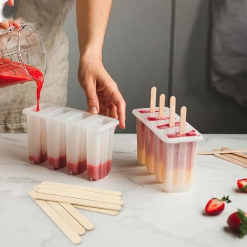 Lot de 200 bâtonnets de glace en bois, spatules en bois, baguettes en bois, bâtonnets en bois, bâtonnets de glace en bois pour travaux manuels, spatules en bois, manche en bois, bâtonnets de glace en