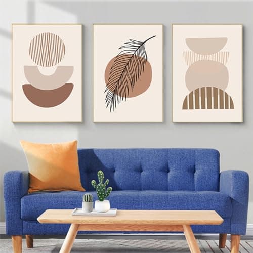 Lot de 3 posters muraux, imprimés de feuille botanique, modernes, abstraits, sans cadre, image 02, 20 x 30 cm