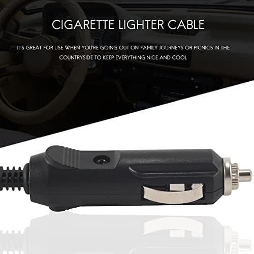Gokelomg 2 m 12 V glacière réfrigérateur allume-cigare 2 broches câble de charge