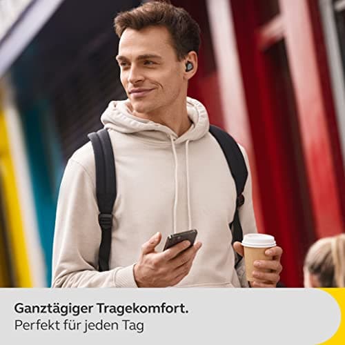 Jabra Elite 4 - Écouteurs sans Fil Bluetooth à réduction de Bruit Active - Discrets et Confortables, Lecture Tap Spotify, Google Fast Pair, Microsoft Swift Pair et Bluetooth Multipoint - Gris foncé