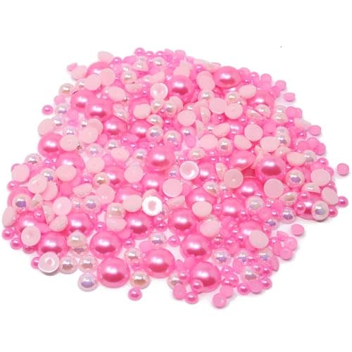 Special Touches Lot de 500 mini perles en résine pour création de cartes Rose