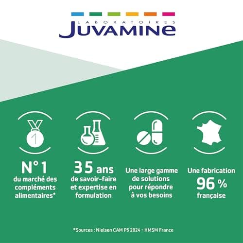 JUVAMINE Expert'Nature Sommeil Mélatonine Passiflore Camomille 60 Gélules
