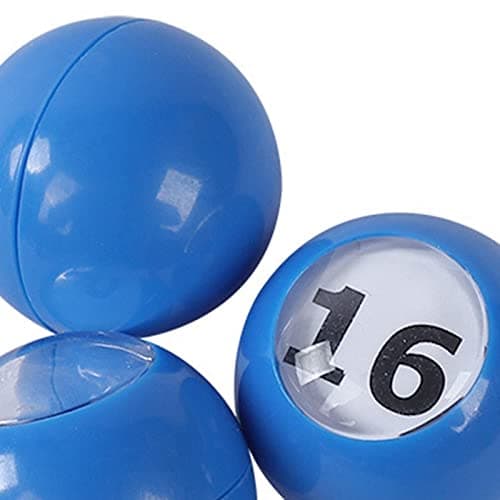 MagiDeal Boule de bingo Boules d'appel Accessoires Boules de tombola portables de remplacement Boule de pointage pour la Grands jeux de groupe, 1 À 100