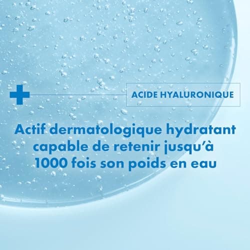 Mixa Expert Peau Sensible - Sérum Hyalurogel - Booster Hydratation 24h Repulpant - Acide Hyaluronique Pur, Vitamine B3 + B5