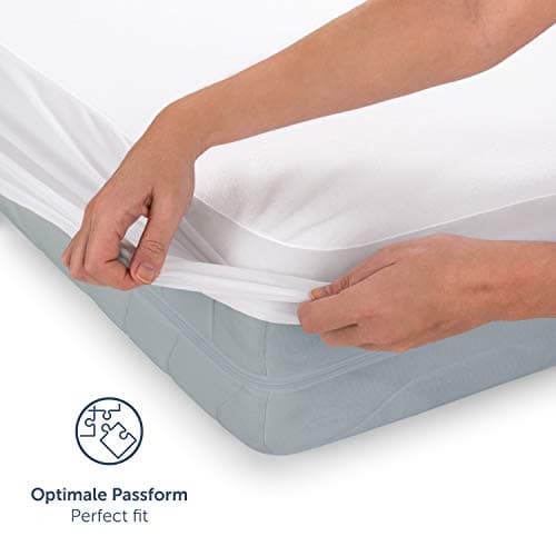 Blumtal Protege matelas 120x200 lit étanche - housse protection matelas imperméable - Protège-matelas certifié OEKO-TEX imperméable - housse matelas 120x200 sans crépitement - alèse 120x200 respirante