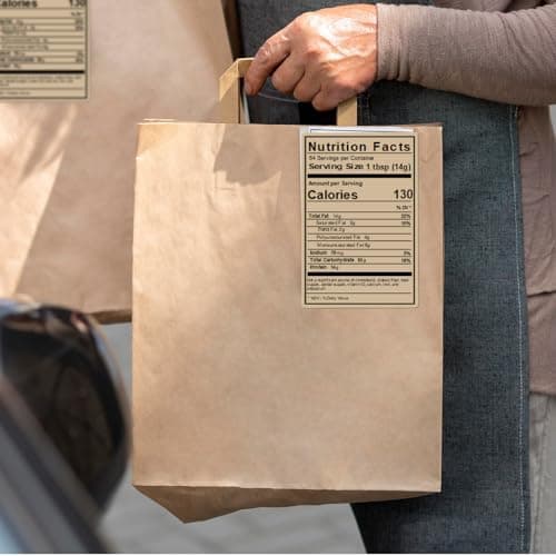 FINDAT Brun Étiquette Thermique 4 X 6 Étiquette d'expédition Autocollantes Rectangle Imperméable Imprimante Etiqueteuse Adhésives Thermiques pour Adresses Codes-Barres Bureau Logos 250 Pièces