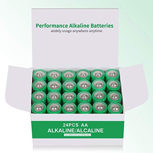 Kratax Pile alcaline AA 1,5 V LR6 [Pack de 24]