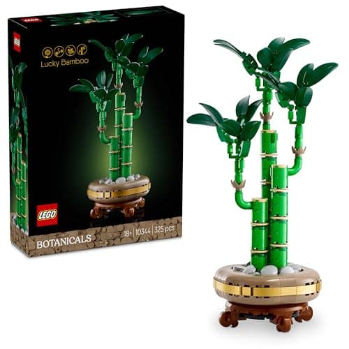 LEGO Botanique 10344 Le bambou de la chance - Plante artificielle et décoration intérieure