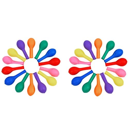 TOYANDONA 50Pcs Ballons de Fête Au Néon Ballons Fluorescents Ballons de Latex Colorés Ballons de Fête Lueur pour Blacklight Party Anniversaire Fournitures de Mariage 12 Pouces
