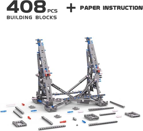 Millionspring Support pour 75192 Millennium Falcon, Ensemble de Construction de Présentoir de Bricolage - 408 pièces (modèle 75192 Non Inclus)