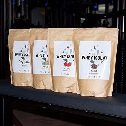 Nutripure | Whey Isolate Native en Poudre | Complément Alimentaire à base de Protéines de Lait | Développement Musculaire & Musculation | 94% Protéines, 25% BCAA, 52% EAA | Neutre | 750 gr | France