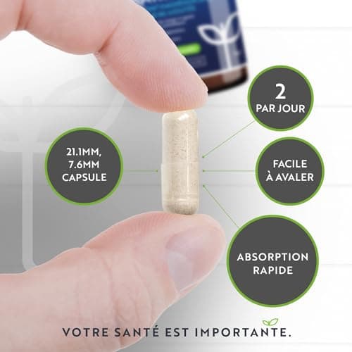 Magnesium Marin 360mg et Vitamine B6-180 Capsules Vegan - Magnesium B6 Combat la Fatigue et le Stress - Magnésium Aquamin® Hautement Biodisponible et Cliniquement Soutenu - Nutravita