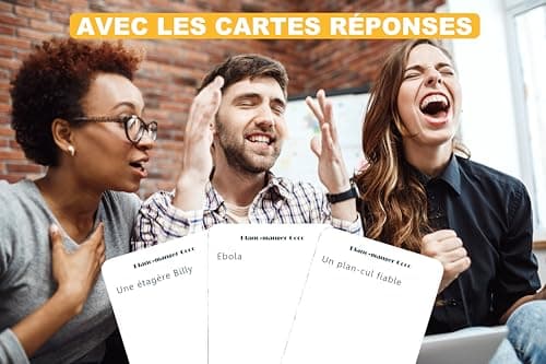 BLANC MANGER COCO – Le 1er Jeu pour Adultes pensé par des Ados, Produit par des Enfants - 600 Cartes ;-