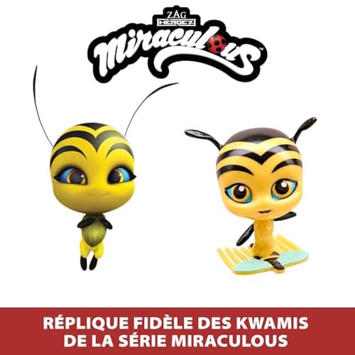 Bandai - Miraculous - Pack de 8 kwamis – Collection de Mini-Figurines Miraculous - Coffret 8 Kwamis - Figurines Petits Personnages Mignons Miraculous Ladybug - Jouet Enfant 4 Ans et + - P50532