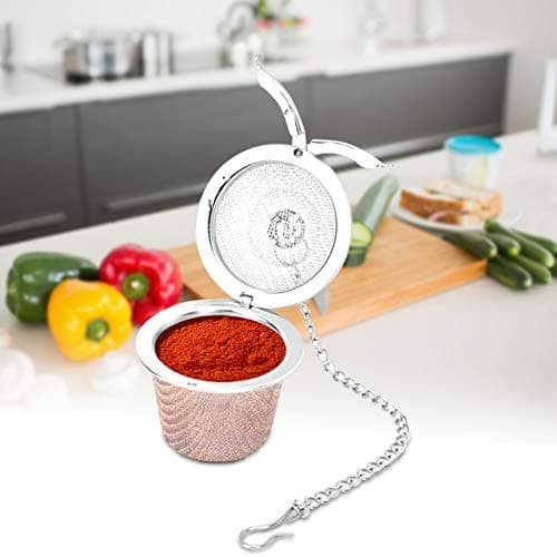 Infuseur à thé 8,5cm, Infuseur Thé en Acier Inoxydable,Tasse Infuseur À Thé, boule à thé filtre à thé passoire à thé en acier inoxydable pour infuser le thé en vrac, les épices, tasses et théières