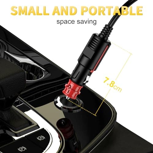 NENASEW 12V Câble pour glacière de Voiture, Câble d'extension Voiture glacière à compresseur pour Alpicool, Dometic, Waeco CF CDF, ARB, ICECO, Setpower, 3.5M 12V Câble Voiture frigo