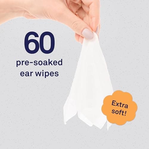 Petpost | Lingettes nettoyantes pour oreilles de chien – Tampons en coton ultra doux XL dans une solution d'huile de noix de coco et d'aloès – Remède pour le rinçage et le nettoyant d'oreille de chien