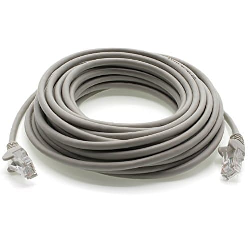 1aTTack Câble patch réseau UTP CAT5 avec 2x jeu de fiches RJ45 gris 10 pièces - 1m