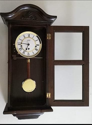 Relojesdeco, Gallo 0216EDIN50710 Horloge murale mécanique. Machines de la prestigieuse marque allemande Hermle Horloge à pendule, 66 cm, sonnerie Westminster, pièces, chaussettes et entières avec