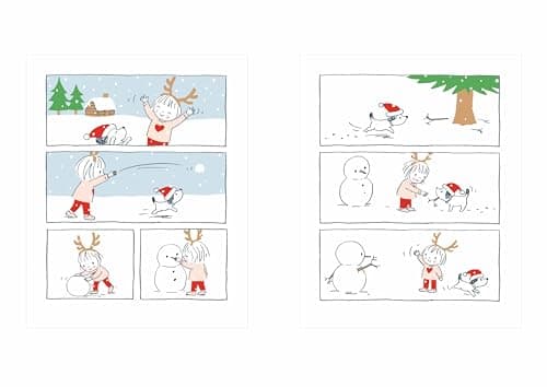 Petiote fête Noël - une BD parfaite pour patienter jusqu'à Noël - dès 3 ans