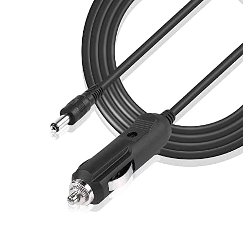 YAODHAOD Câble Allume-Cigare de Voiture 12V 3A DC, 5,5 x 2,1 mm vers Chargeur de Voiture, câble d'alimentation, rallonge d'alimentation Automatique pour DVR de Voiture, caméra, GPS, CCTV (2,5 m)