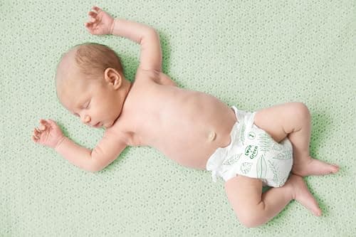 Love & Green - Couches Bébé Saines et Ecologiques - Taille 1 (2-5 Kg) - Pack 1 Mois (138 Couches) - Absorbante, anti-fuites et sans ingrédients indésirables