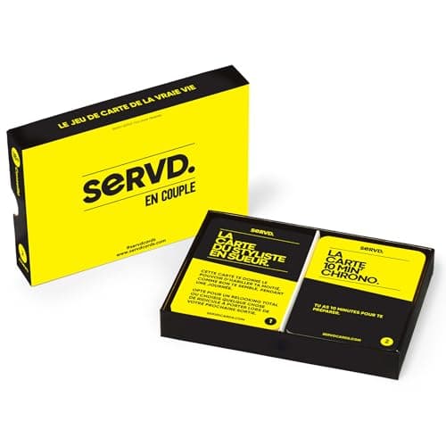 SERVD - en Couple - Le Jeu de Cartes hilarant pour Les Couples dans la Vraie Vie