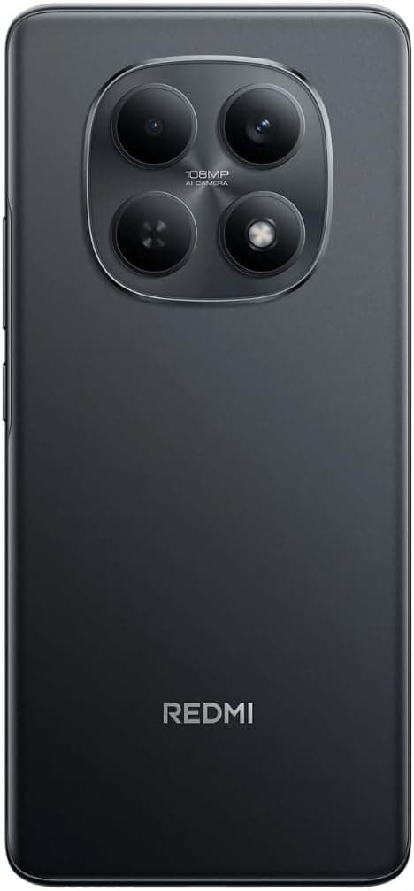 Xiaomi Redmi Note 15 4G 6 + 128GB Smartphone Noir, 6000mAh Batterie Haute capacité et Charge Turbo de 33 W, SIM 1 + Double Veille Hybride, 6,77 Verre écran Haute durabilité, Chargeur Non Inclus.