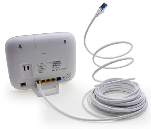 1aTTack.de Câble patch - 10x 2m Ethernet, réseau, câble LAN CAT6a (pour réseaux gigabit, routeurs, commutateurs, modems avec entrée RJ45-10 couleurs)