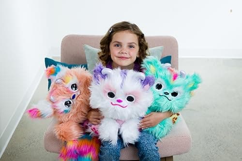 Furlings - Cleo | Adorable Peluche Interactive Jackalope avec Plus de 80 Réactions | Jouet Enfant à Partir de 3 Ans Idéal comme Jouet Cadeau d'anniversaire ou de Noël, Orange