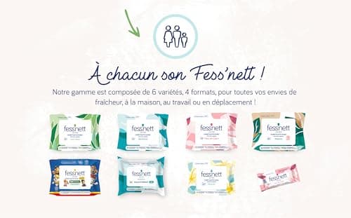 Fess'Nett Papier Toilette Humide Sensitive Maxi Pack 1 Unité