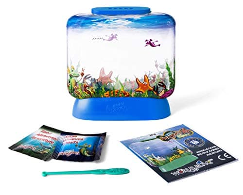 Aqua Dragons Sea Friends Colour Adventure,Jouet éducatif STEM, Aquarium Set, Grow Easy Pet for Kids,Comprend un réservoir, de nourriture, des œufs, une cuillère pour nourrir l'animal,Couleur surprise