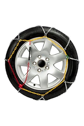 Goodyear Jeu de 2 Chaînes à Neige en Métal de 9 mm pour Voiture Taille 120 avec Tendeur Automatique Goodyear