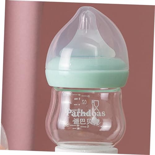 GLSTOY Biberon En Verre Pour Bébé Biberon Anti Colique Bébé Allaité Biberon D'allaitement Biberons De Lait Maman Biberons Nouveau-né Entraîneur De Bébé Buvant Un Verre