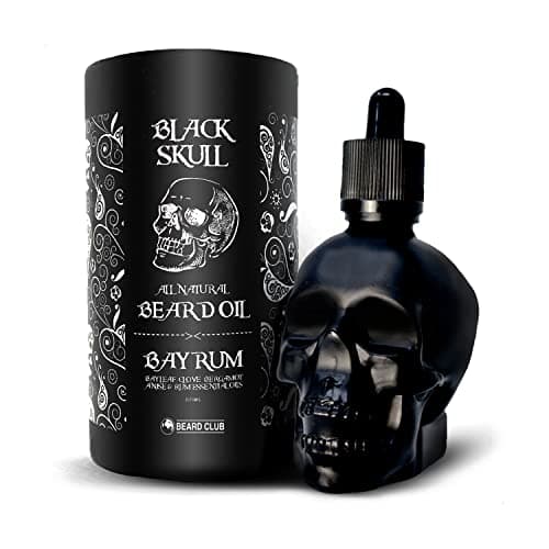Huile à Barbe Black Skull - Bay Rum - Edition Limitée - 60ml - Naturelle et Biologique