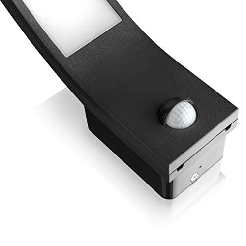 SEBSON LED Luminaire Exterieur avec Detecteur de Mouvement 9m/140° - Eclairage Exterieur Anthracite 15W 1000lm 5800K - IP65 Applique Murale