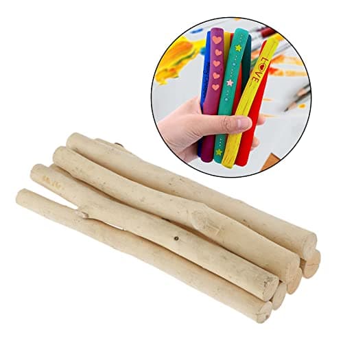 oshhni 7X Bois Flotté Bâtons Journal Rustique Artisanat Brindille Remplisseur de
