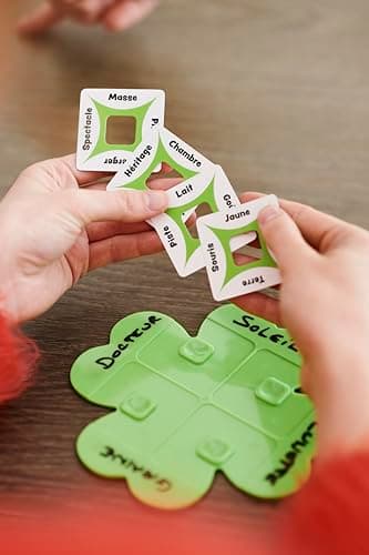 Asmodee - So Clover! Jeu d Association d'Idées - Jeu de Réflexion pour Adultes et Enfants dès 10 Ans - Reliez-Les Tous! - Jeu Société Coopératif - 3-6 Joueurs -30 Min- en Français - Repos Production