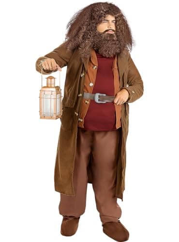 Funidelia | Déguisement Hagrid - Harry Potter pour Homme Harry Potter, Poudlard - Déguisement pour Adultes et Accessoires pour Halloween, Carnaval et fêtes - Taille M-L - Marron