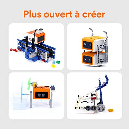 Matatalab VinciBot Robot de Programmation Scratch et Python pour Enfants (8-12 Ans), Jouet éducatif STIM avec Télécommande, Cadeau Robot Intelligent IA pour Garçons/Filles, à partir de 8 Ans