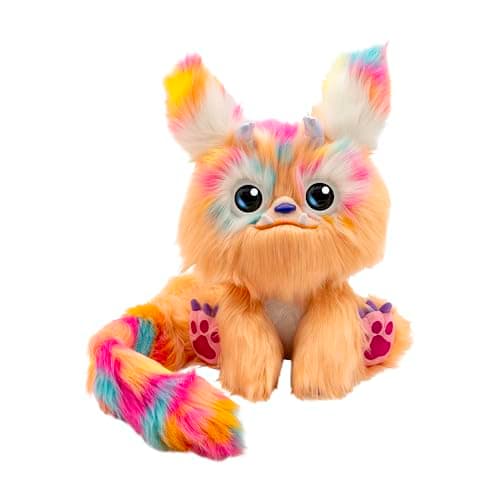 Furlings - Cleo | Adorable Peluche Interactive Jackalope avec Plus de 80 Réactions | Jouet Enfant à Partir de 3 Ans Idéal comme Jouet Cadeau d'anniversaire ou de Noël, Orange
