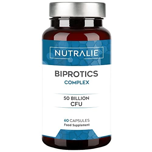 PROBIOTIQUE Flore Intestinale - Cure Express 10 Souches BIO-Disponibles Enzymes Digestives - Ferments Lactiques - Probiotique Vegan dont 7 Lactobacillus - 60 Gélules NUTRALIE