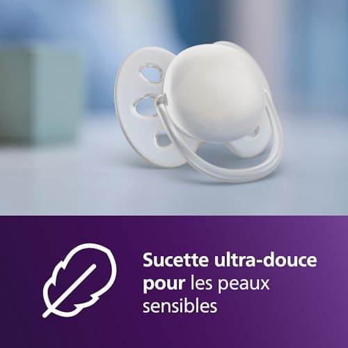 Philips Avent Kit biberons avec valve AirFree pour nouveau-né – 4 biberons à Réponse Naturelle, sucette ultra-douce et goupillon pour les bébés âgés de 0 à 12 mois (modèle SCD657/11)