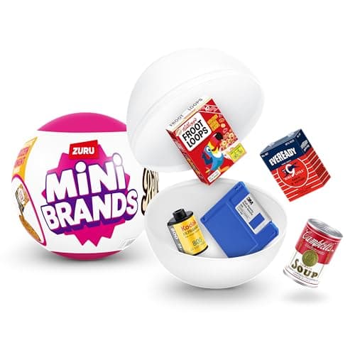 Mini Brands Retro de ZURU, Capsule avec reproductions Miniatures Retro à Collectionner, (1 Capsule)