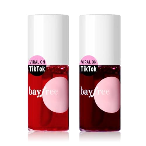 bayfree Lip Tint Stain Set,Encre à Lèvres Mate,Mini Rouge à Lèvres Liquide,Longue Tenue,Teinture des Lèvres for Les Lèvres et Joues (Made into Jam)