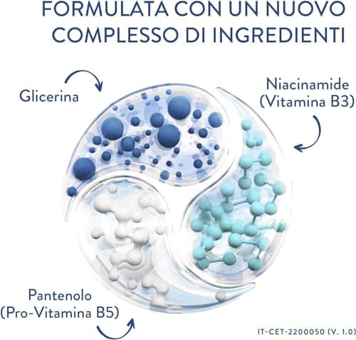 Cetaphil lotion nettoyante, 470ml, lotion nettoyante visage et corps, peaux sensibles sèches à normales, Niacinamide, Panthénol et de la Gycérine hydratante, sans savon