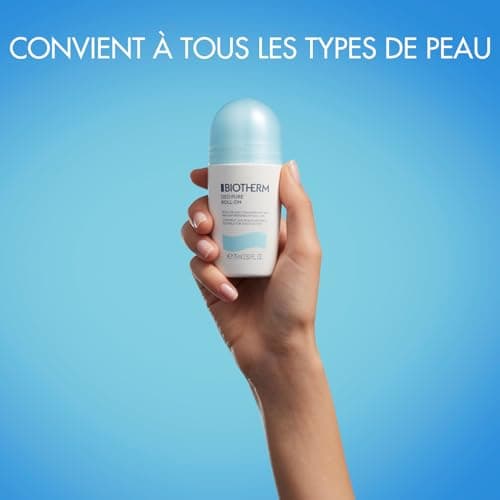 BIOTHERM - Deo Pure Déodorant - Anti-Transpirant - Efficacité Longue Durée - Tous Types de Peaux - Convient Aux Peaux Sensibles
