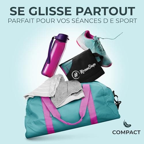 NirvanaShape Serviettes Microfibre | absorbantes, légères, à séchage Rapide | draps de Bain, Serviettes de Voyage, Serviettes de Sport | Idéales pour Les Voyages, Le Sport, Le Yoga, Le Sauna