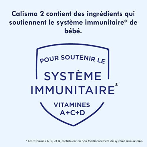 Laboratoire Gallia - Calisma 2ème âge - Lait en Poudre Enrichi en Vitamines A, C & D - Sans Huile de Palme - Bébé de 6 à 12 mois - Lot de 3x1,2kg